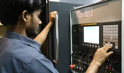 Machine operator at CNC